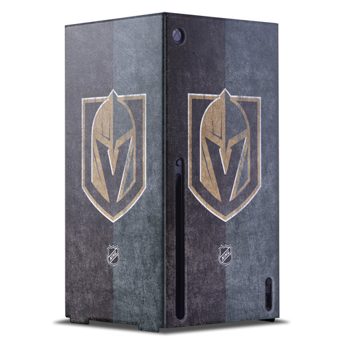 NHL Vegas Golden Knights Half Distressed Game Console Wrap Case Cover for Microsoft Xbox Series X