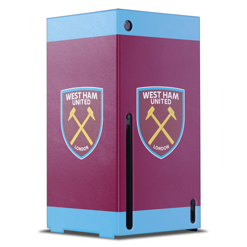 West Ham United FC Art 1895 Claret Crest Game Console Wrap Case Cover for Microsoft Xbox Series X