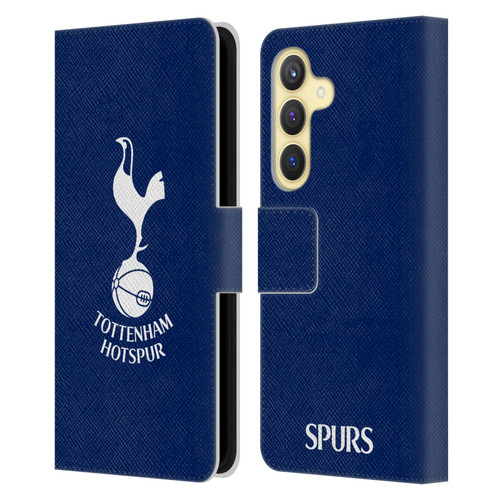 Tottenham Hotspur F.C. Badge Cockerel Leather Book Wallet Case Cover For Samsung Galaxy S24 5G