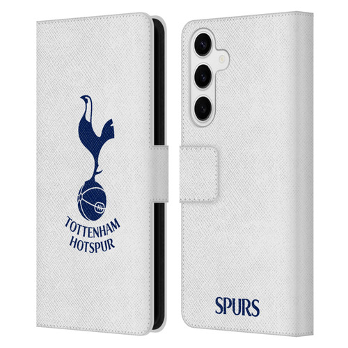 Tottenham Hotspur F.C. Badge Blue Cockerel Leather Book Wallet Case Cover For Samsung Galaxy S24+ 5G
