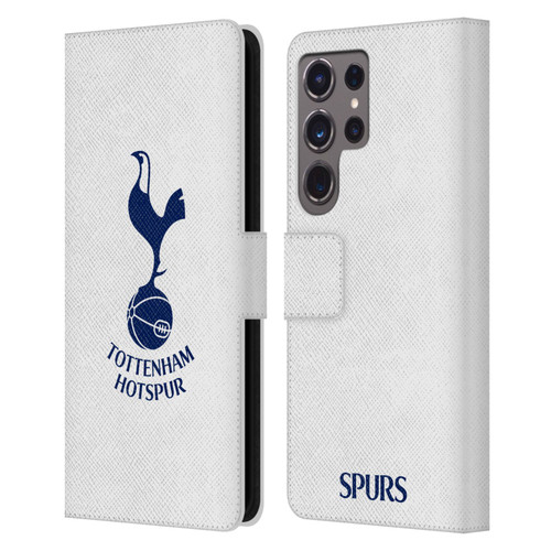 Tottenham Hotspur F.C. Badge Blue Cockerel Leather Book Wallet Case Cover For Samsung Galaxy S24 Ultra 5G