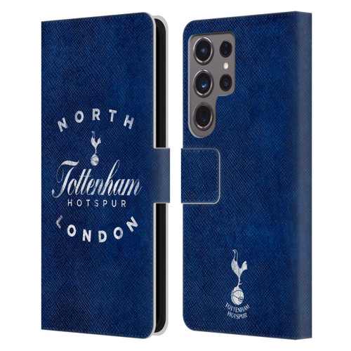 Tottenham Hotspur F.C. Badge North London Leather Book Wallet Case Cover For Samsung Galaxy S24 Ultra 5G