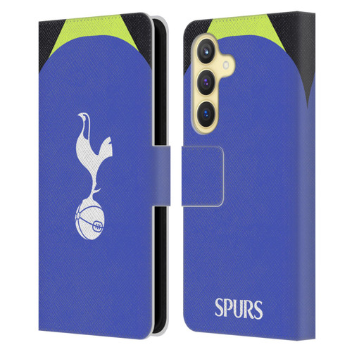 Tottenham Hotspur F.C. 2022/23 Badge Kit Away Leather Book Wallet Case Cover For Samsung Galaxy S24 5G
