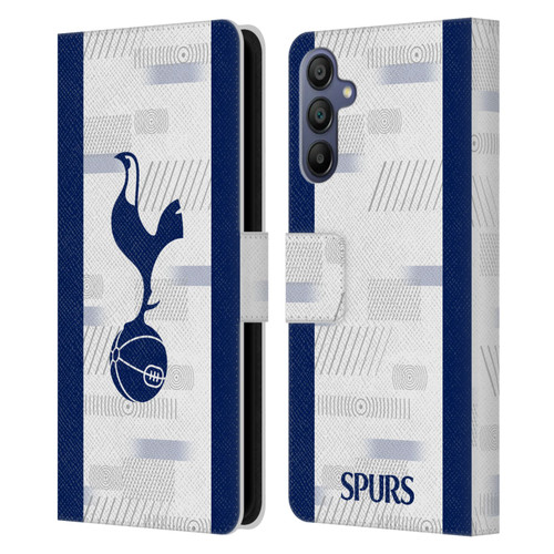 Tottenham Hotspur F.C. 2023/24 Badge Home Kit Leather Book Wallet Case Cover For Samsung Galaxy A15