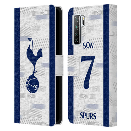 Tottenham Hotspur F.C. 2023/24 Players Son Heung-Min Leather Book Wallet Case Cover For Huawei Nova 7 SE/P40 Lite 5G