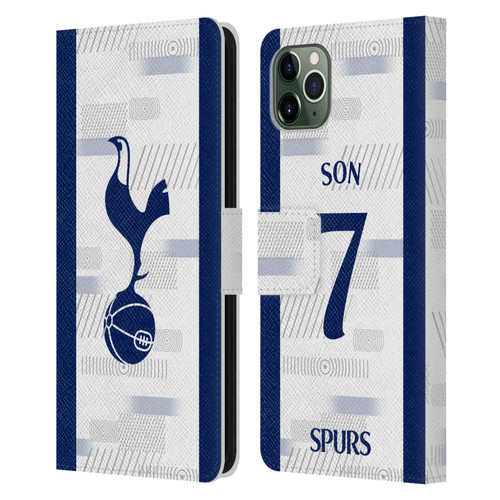 Tottenham Hotspur F.C. 2023/24 Players Son Heung-Min Leather Book Wallet Case Cover For Apple iPhone 11 Pro Max