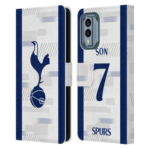 Tottenham Hotspur F.C. 2023/24 Players Son Heung-Min Leather Book Wallet Case Cover For Nokia X30