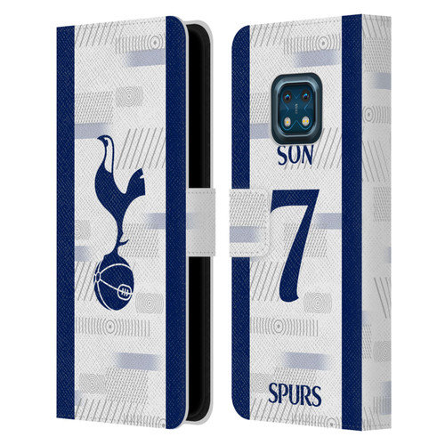 Tottenham Hotspur F.C. 2023/24 Players Son Heung-Min Leather Book Wallet Case Cover For Nokia XR20
