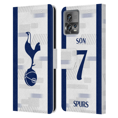 Tottenham Hotspur F.C. 2023/24 Players Son Heung-Min Leather Book Wallet Case Cover For Motorola Moto Edge 30 Fusion