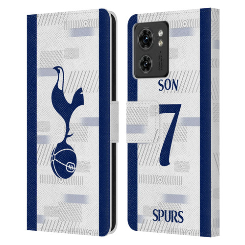 Tottenham Hotspur F.C. 2023/24 Players Son Heung-Min Leather Book Wallet Case Cover For Motorola Moto Edge 40