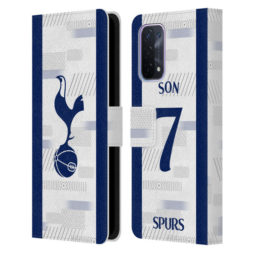 Tottenham Hotspur F.C. 2023/24 Players Son Heung-Min Leather Book Wallet Case Cover For OPPO A54 5G