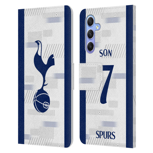 Tottenham Hotspur F.C. 2023/24 Players Son Heung-Min Leather Book Wallet Case Cover For Samsung Galaxy A34 5G