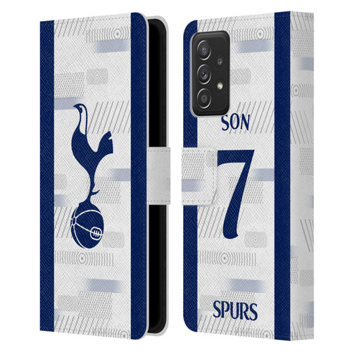 Tottenham Hotspur F.C. 2023/24 Players Son Heung-Min Leather Book Wallet Case Cover For Samsung Galaxy A52 / A52s / 5G (2021)