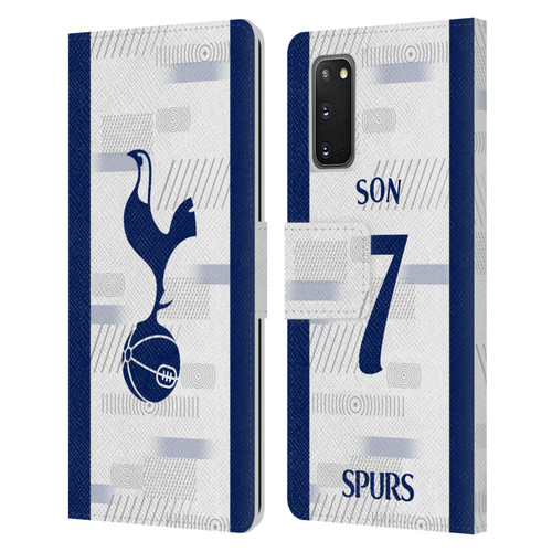 Tottenham Hotspur F.C. 2023/24 Players Son Heung-Min Leather Book Wallet Case Cover For Samsung Galaxy S20 / S20 5G