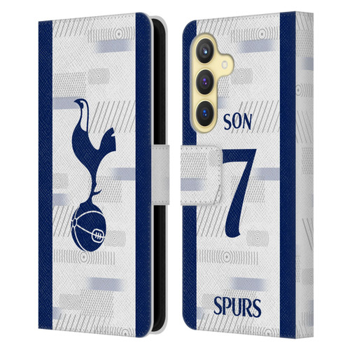 Tottenham Hotspur F.C. 2023/24 Players Son Heung-Min Leather Book Wallet Case Cover For Samsung Galaxy S24 5G