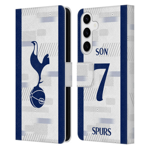 Tottenham Hotspur F.C. 2023/24 Players Son Heung-Min Leather Book Wallet Case Cover For Samsung Galaxy S24+ 5G