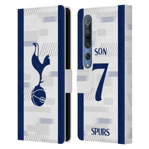 Tottenham Hotspur F.C. 2023/24 Players Son Heung-Min Leather Book Wallet Case Cover For Xiaomi Mi 10 5G / Mi 10 Pro 5G