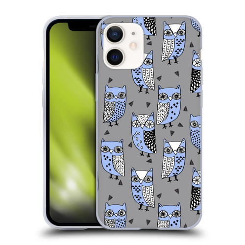 Andrea Lauren Design Birds Owls Soft Gel Case for Apple iPhone 12 Mini