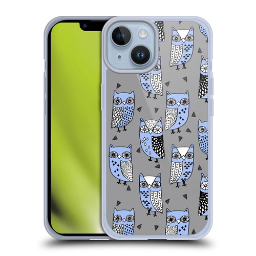 Andrea Lauren Design Birds Owls Soft Gel Case for Apple iPhone 14