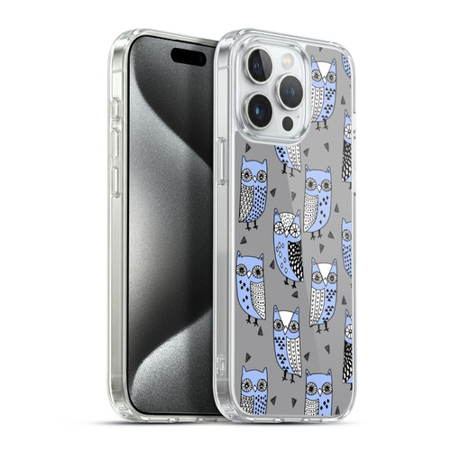 Andrea Lauren Design Birds Owls Soft Gel Case for Apple iPhone 15 Pro Max & MagSafe