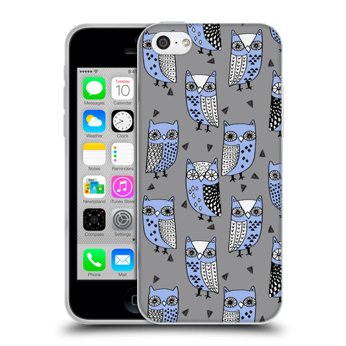 Andrea Lauren Design Birds Owls Soft Gel Case for Apple iPhone 5c