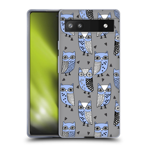 Andrea Lauren Design Birds Owls Soft Gel Case for Google Pixel 6a