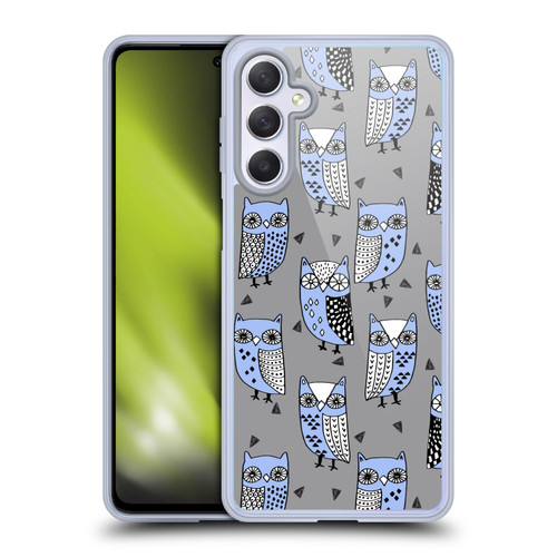 Andrea Lauren Design Birds Owls Soft Gel Case for Samsung Galaxy M54 5G