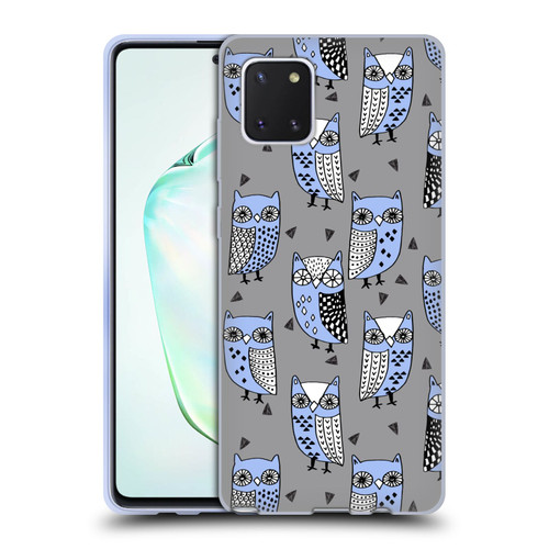 Andrea Lauren Design Birds Owls Soft Gel Case for Samsung Galaxy Note10 Lite