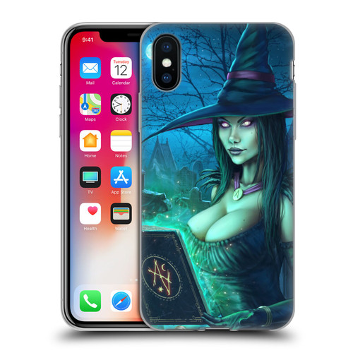 Christos Karapanos Dark Hours Witch Soft Gel Case for Apple iPhone X / iPhone XS