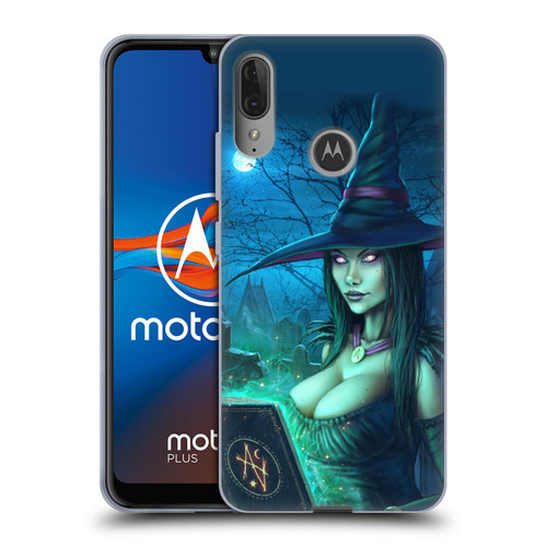 Christos Karapanos Dark Hours Witch Soft Gel Case for Motorola Moto E6 Plus