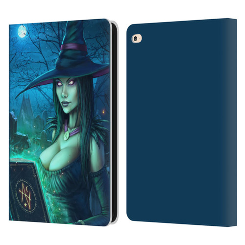 Christos Karapanos Dark Hours Witch Leather Book Wallet Case Cover For Apple iPad Air 2 (2014)