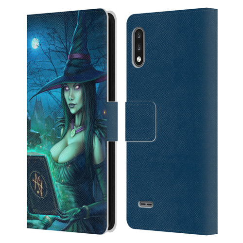 Christos Karapanos Dark Hours Witch Leather Book Wallet Case Cover For LG K22