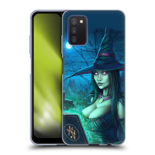 Christos Karapanos Dark Hours Witch Soft Gel Case for Samsung Galaxy A03s (2021)