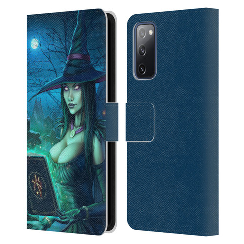 Christos Karapanos Dark Hours Witch Leather Book Wallet Case Cover For Samsung Galaxy S20 FE / 5G