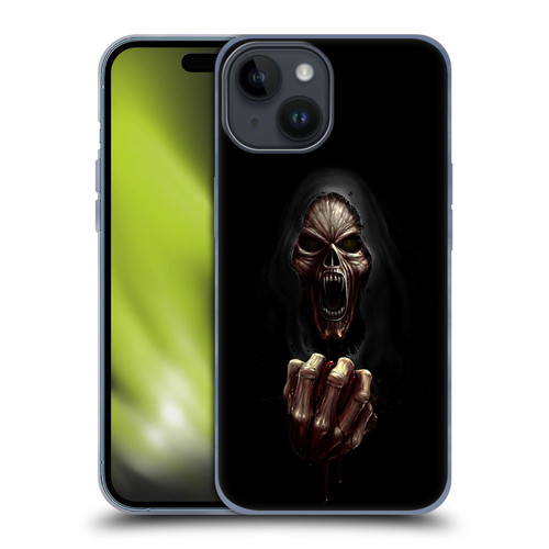Christos Karapanos Horror Don't Break My Heart Soft Gel Case for Apple iPhone 15