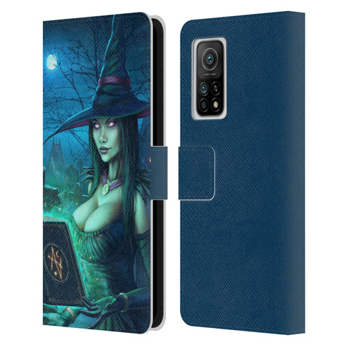 Christos Karapanos Dark Hours Witch Leather Book Wallet Case Cover For Xiaomi Mi 10T 5G
