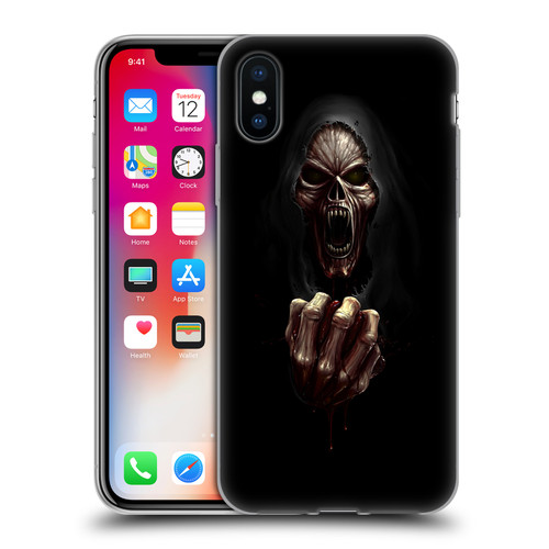 Christos Karapanos Horror Don't Break My Heart Soft Gel Case for Apple iPhone X / iPhone XS