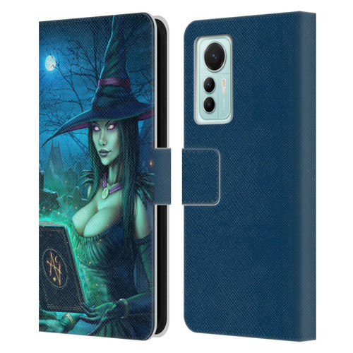 Christos Karapanos Dark Hours Witch Leather Book Wallet Case Cover For Xiaomi 12 Lite