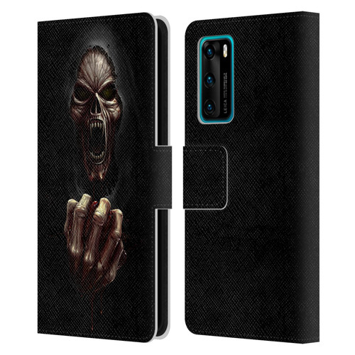 Christos Karapanos Horror Don't Break My Heart Leather Book Wallet Case Cover For Huawei P40 5G