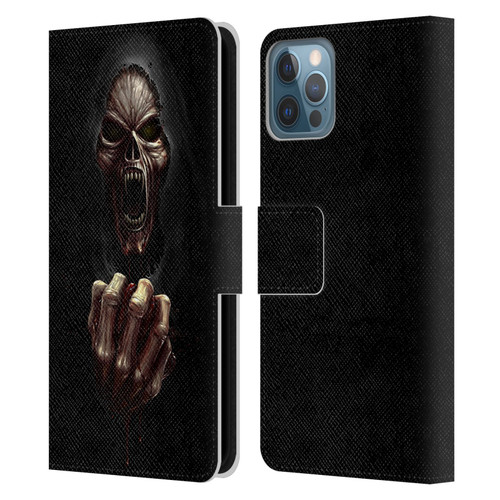 Christos Karapanos Horror Don't Break My Heart Leather Book Wallet Case Cover For Apple iPhone 12 / iPhone 12 Pro