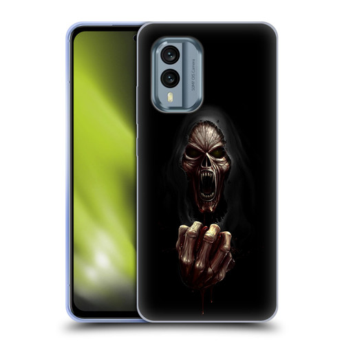 Christos Karapanos Horror Don't Break My Heart Soft Gel Case for Nokia X30