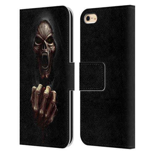 Christos Karapanos Horror Don't Break My Heart Leather Book Wallet Case Cover For Apple iPhone 6 / iPhone 6s