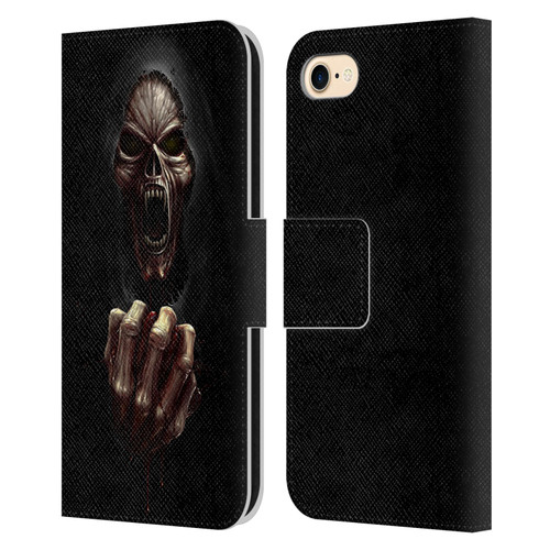 Christos Karapanos Horror Don't Break My Heart Leather Book Wallet Case Cover For Apple iPhone 7 / 8 / SE 2020 & 2022