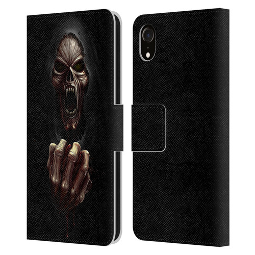 Christos Karapanos Horror Don't Break My Heart Leather Book Wallet Case Cover For Apple iPhone XR