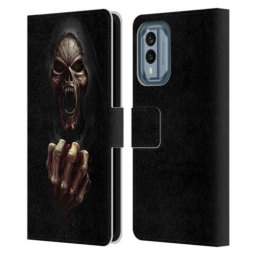 Christos Karapanos Horror Don't Break My Heart Leather Book Wallet Case Cover For Nokia X30