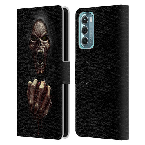 Christos Karapanos Horror Don't Break My Heart Leather Book Wallet Case Cover For Motorola Moto G Stylus 5G (2022)