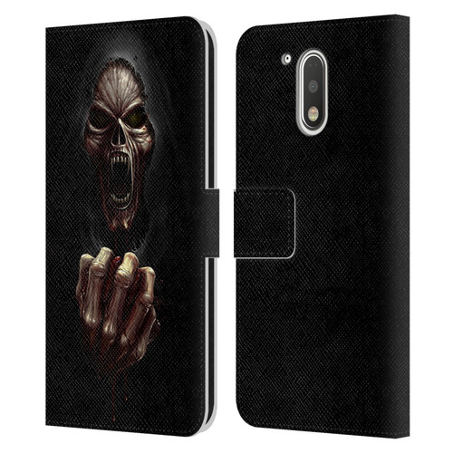 Christos Karapanos Horror Don't Break My Heart Leather Book Wallet Case Cover For Motorola Moto G41