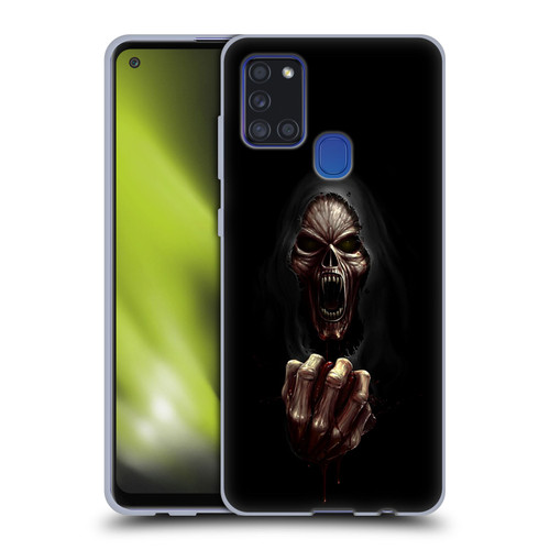 Christos Karapanos Horror Don't Break My Heart Soft Gel Case for Samsung Galaxy A21s (2020)