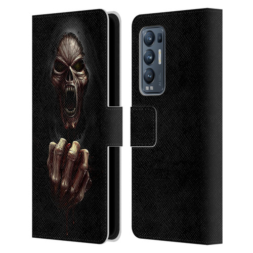 Christos Karapanos Horror Don't Break My Heart Leather Book Wallet Case Cover For OPPO Find X3 Neo / Reno5 Pro+ 5G