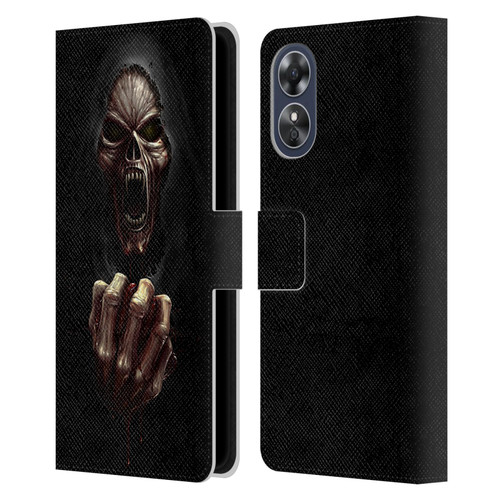 Christos Karapanos Horror Don't Break My Heart Leather Book Wallet Case Cover For OPPO A17